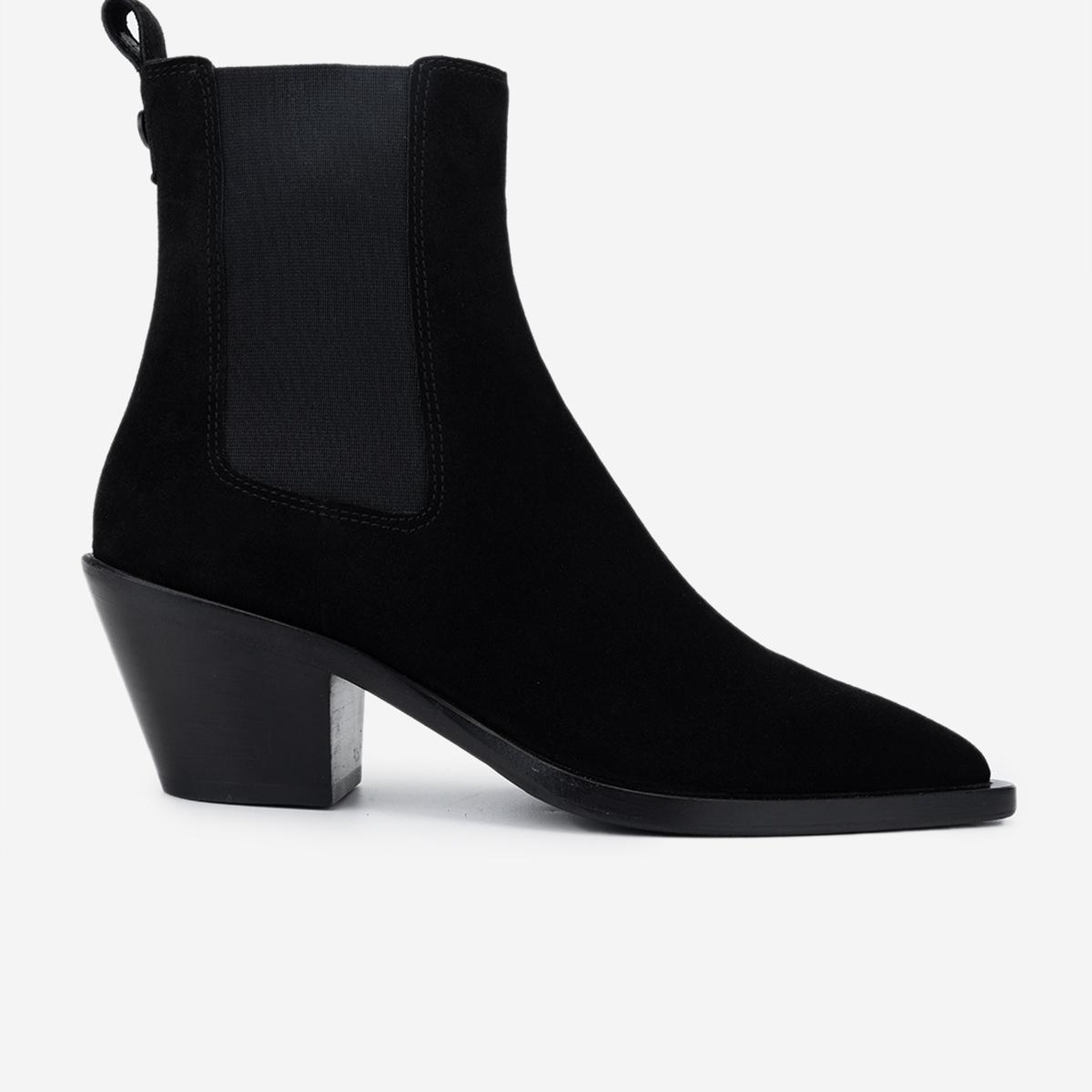 Valmenti Kadın Hakiki Deri Siyah Süet Casual Bot