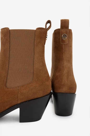  Valmenti Kadın Hakiki Deri Taba Süet Casual Bot