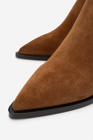  Valmenti Kadın Hakiki Deri Taba Süet Casual Bot