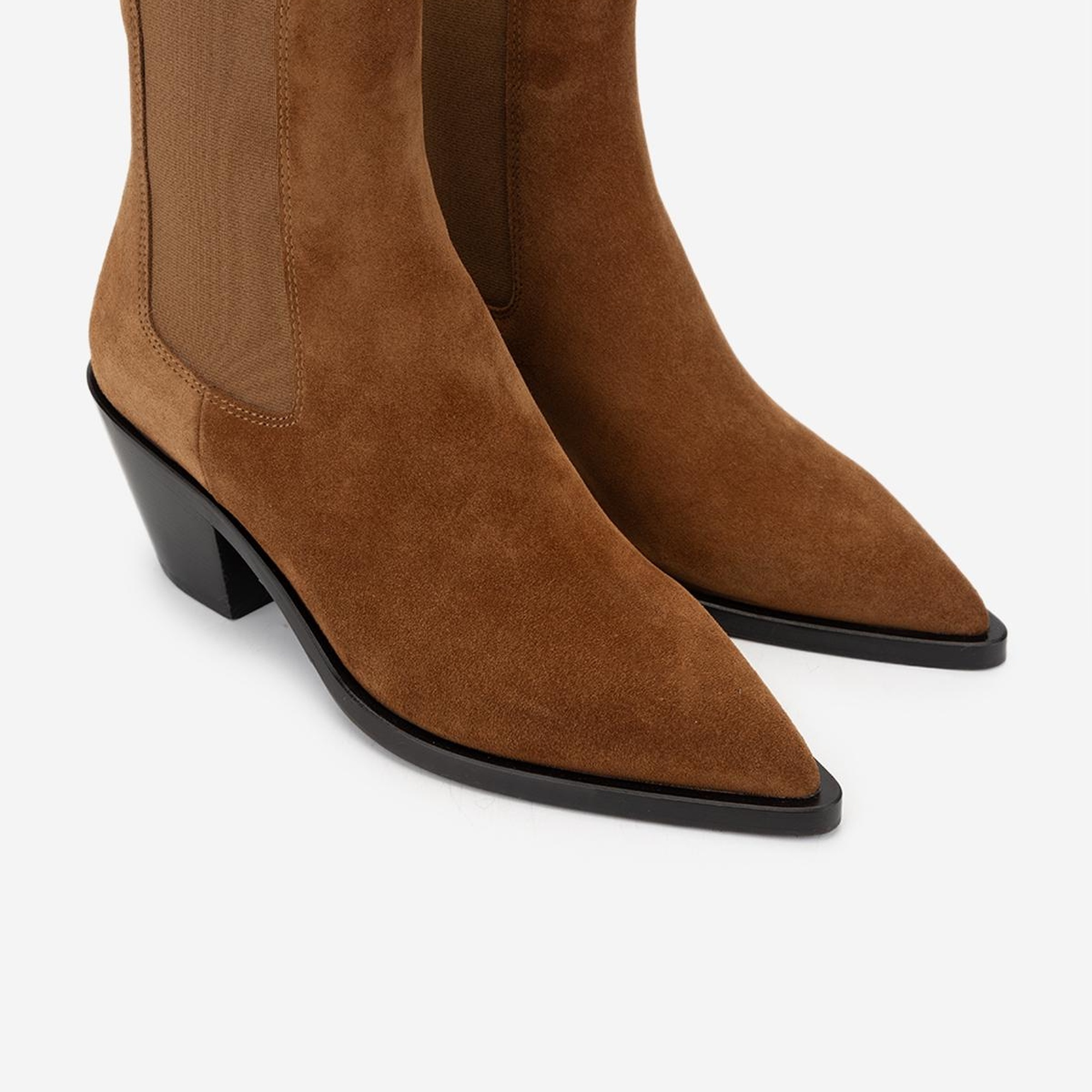 Valmenti Kadın Hakiki Deri Taba Süet Casual Bot