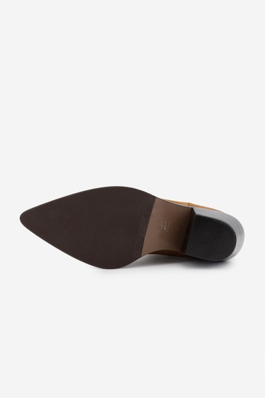  Valmenti Kadın Hakiki Deri Taba Süet Casual Bot