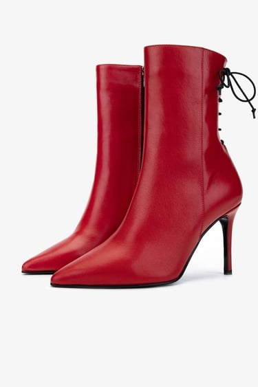  Valmenti Kadın . Kırmızı Topuklu Bot