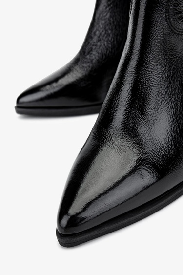  Valmenti Kadın Siyah Topuklu Bot