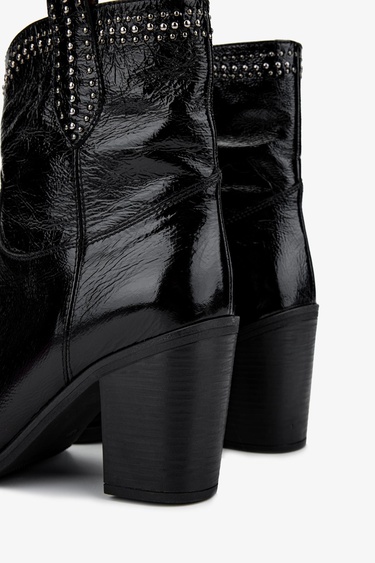  Valmenti Kadın Siyah Topuklu Bot