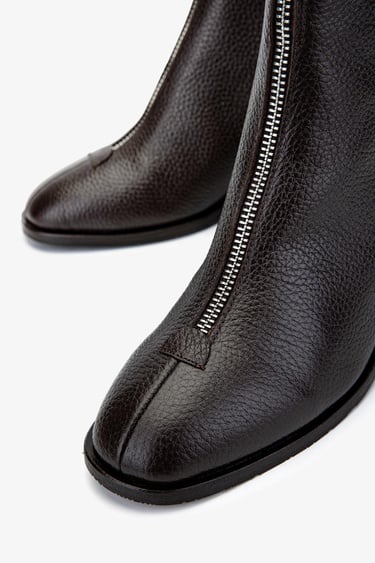  Valmenti Kadın Hakiki Deri Kahverengi Topuklu Bot