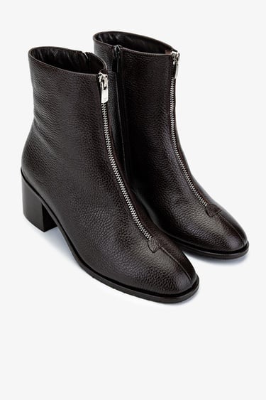  Valmenti Kadın Hakiki Deri Kahverengi Topuklu Bot