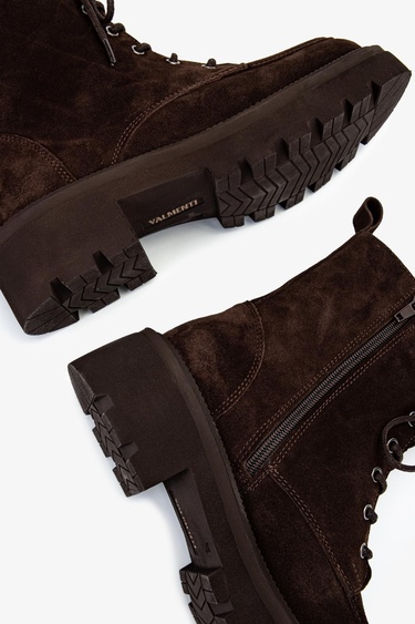  Valmenti Kadın Kahverengi Süet Casual Bot