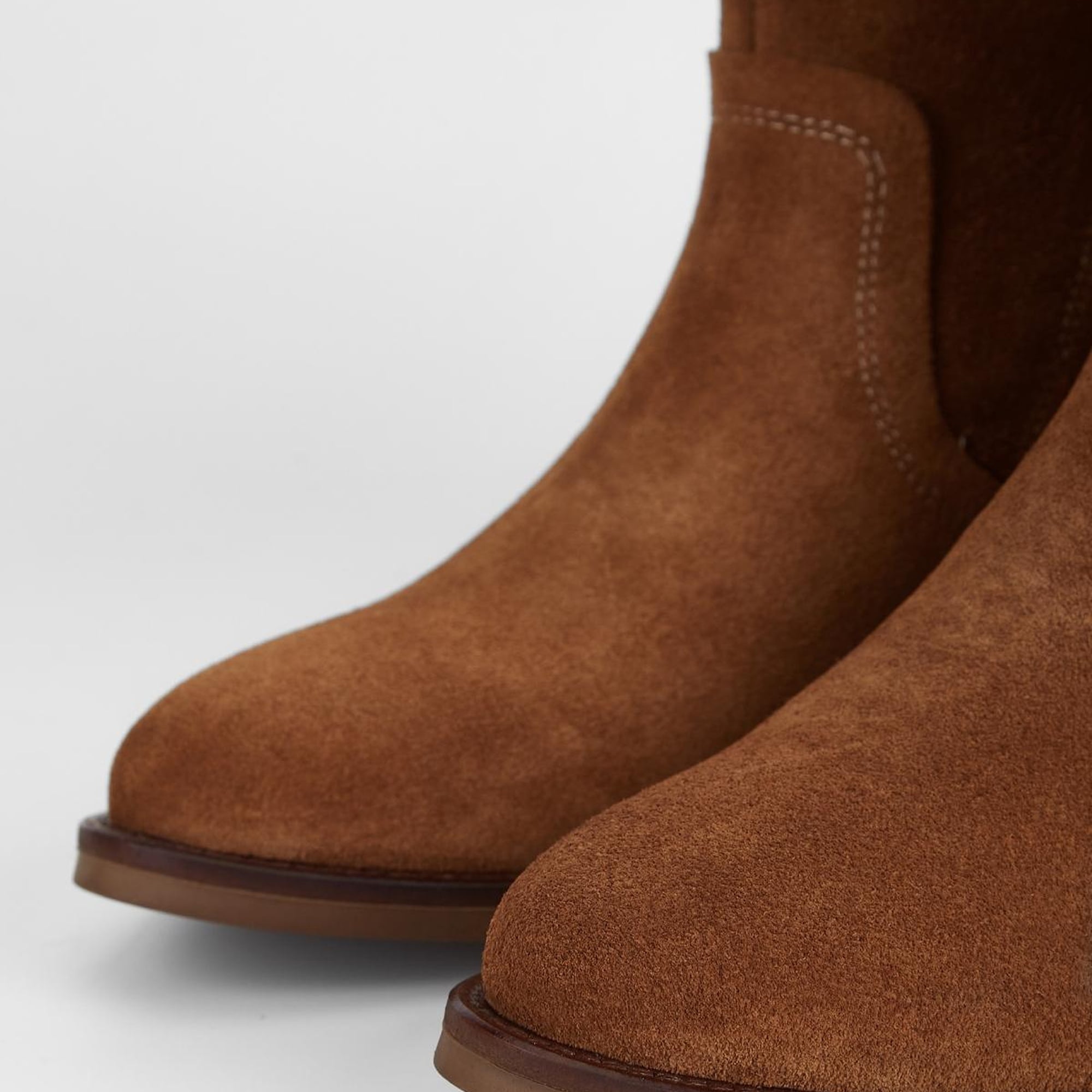 Valmenti Kadın Taba Süet Hakiki Deri Casual Bot