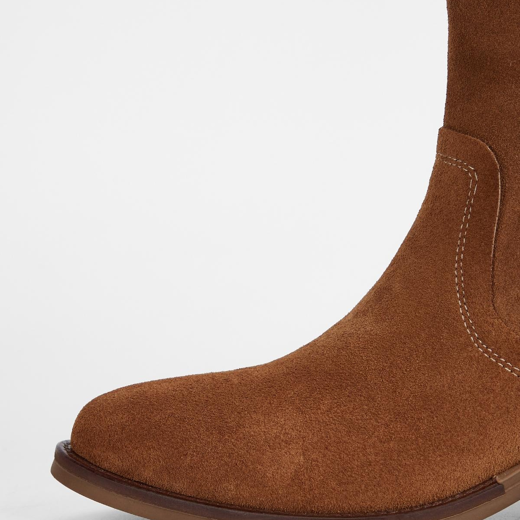 Valmenti Kadın Taba Süet Hakiki Deri Casual Bot