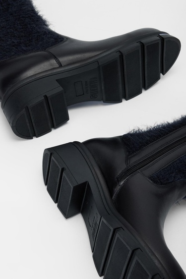  Valmenti Kadın Siyah Hakiki Deri Casual Bot