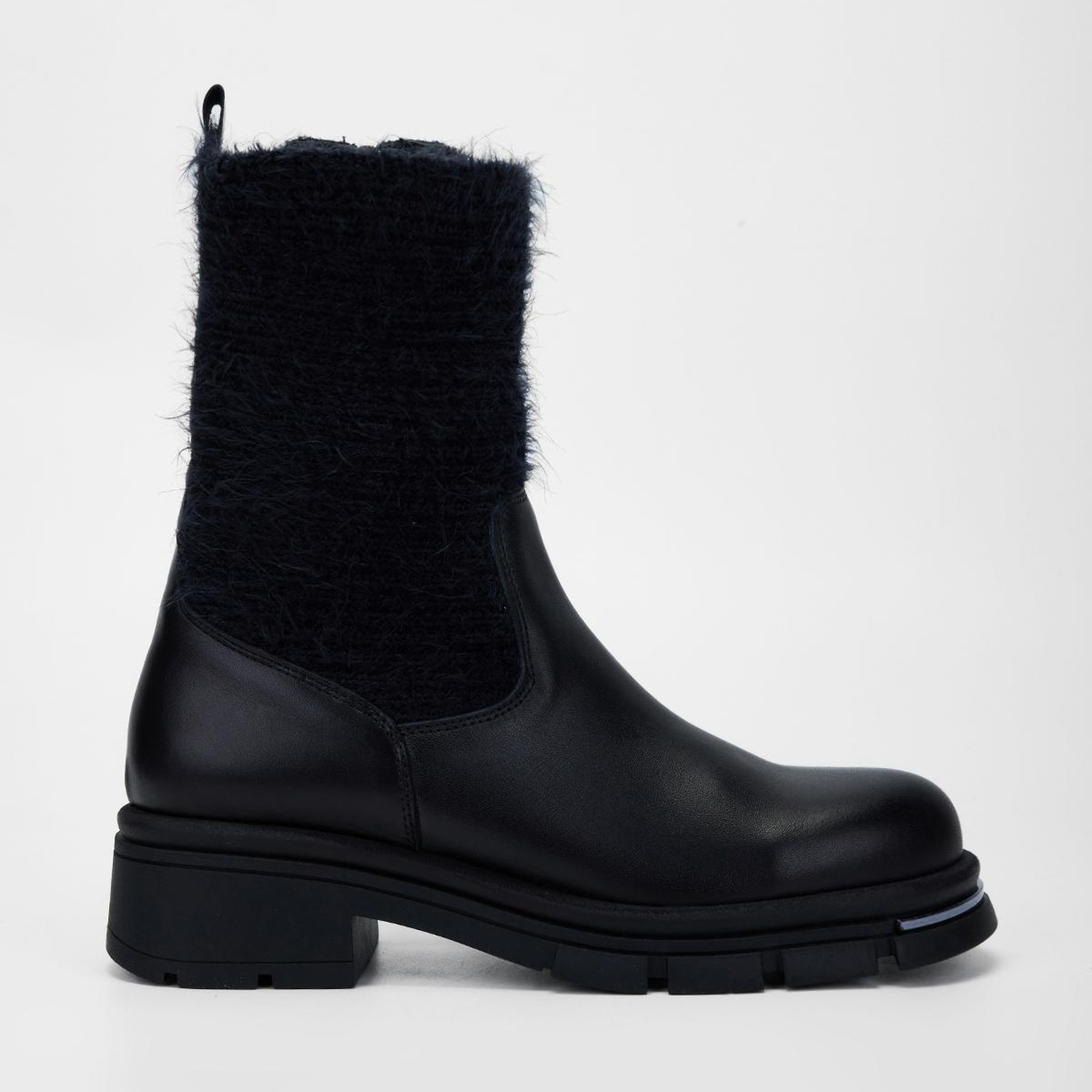 Valmenti Kadın Siyah Hakiki Deri Casual Bot