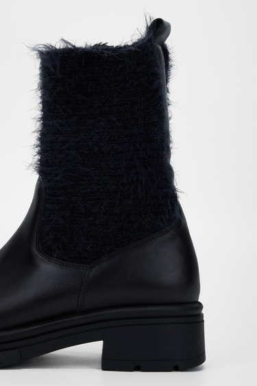  Valmenti Kadın Siyah Hakiki Deri Casual Bot