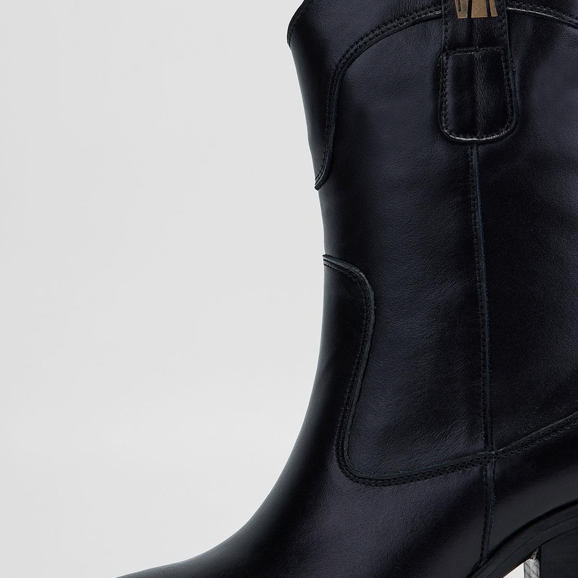 Valmenti Avıor Kadın Siyah Hakiki Deri Casual Bot