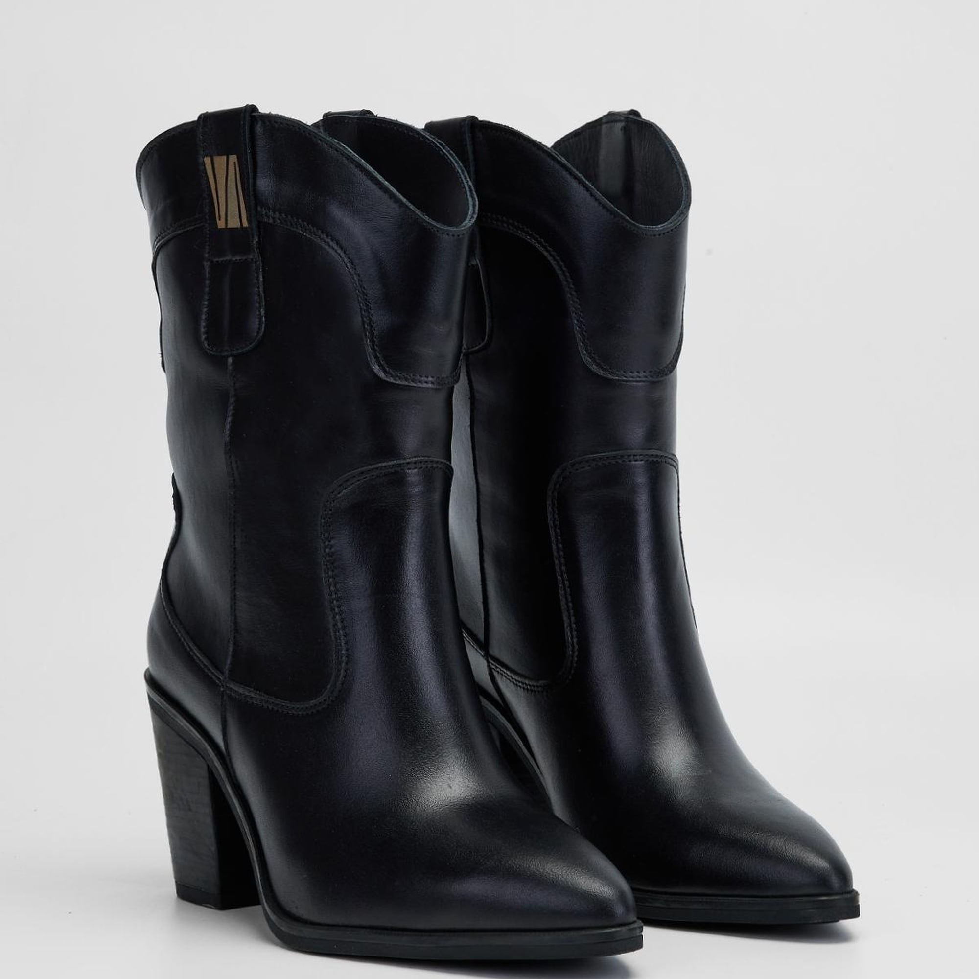 Valmenti Avıor Kadın Siyah Hakiki Deri Casual Bot