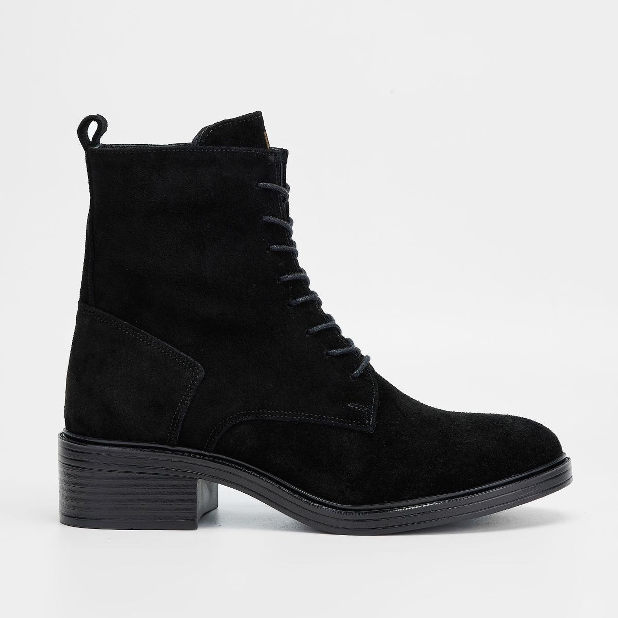 Valmenti Regulus Kadın Siyah Süet Hakiki Deri Casual Bot