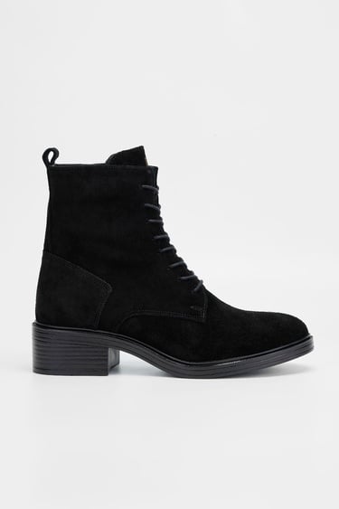  Valmenti Regulus Kadın Siyah Süet Hakiki Deri Casual Bot