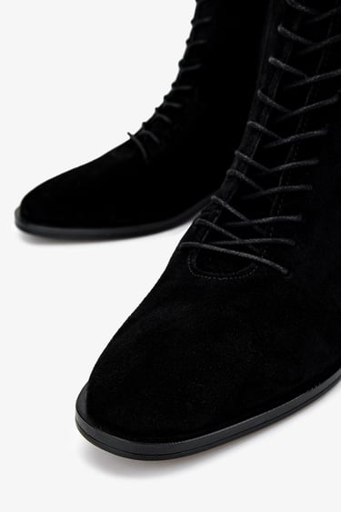  Valmenti Kadın . Siyah Süet Topuklu Bot