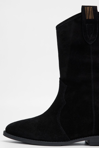  Valmenti Draco Kadın Siyah Süet Hakiki Deri Casual Bot