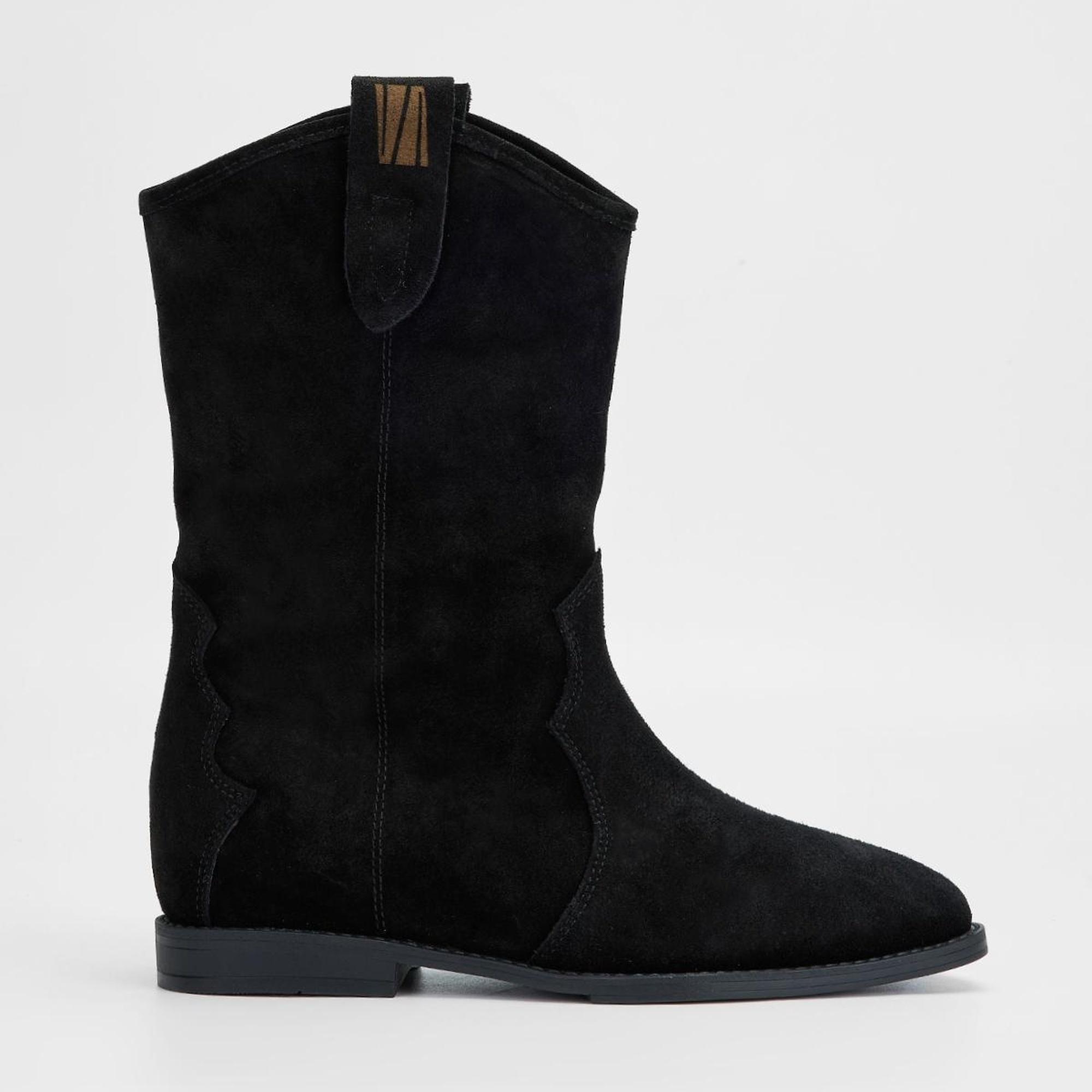 Valmenti Draco Kadın Siyah Süet Hakiki Deri Casual Bot