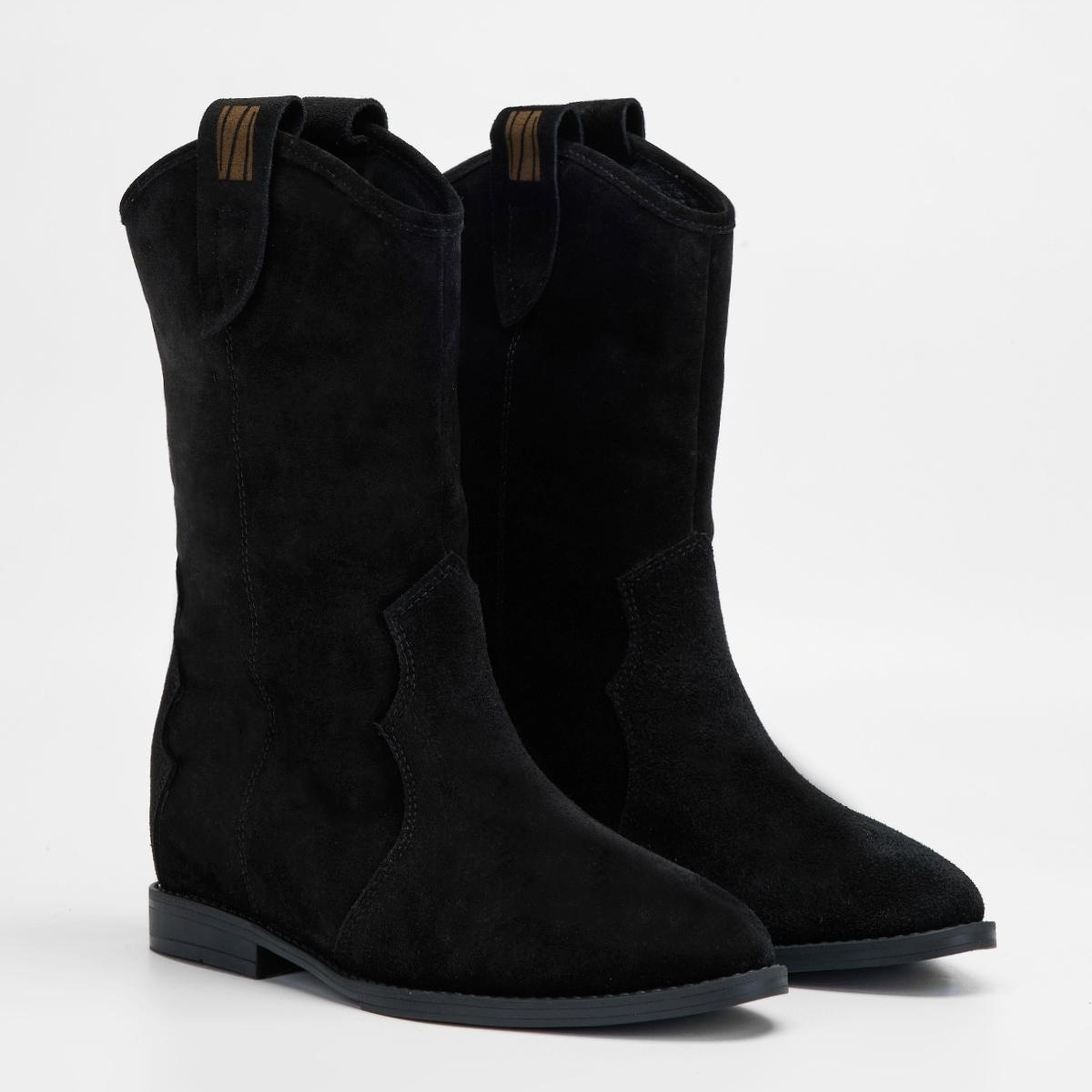 Valmenti Draco Kadın Siyah Süet Hakiki Deri Casual Bot