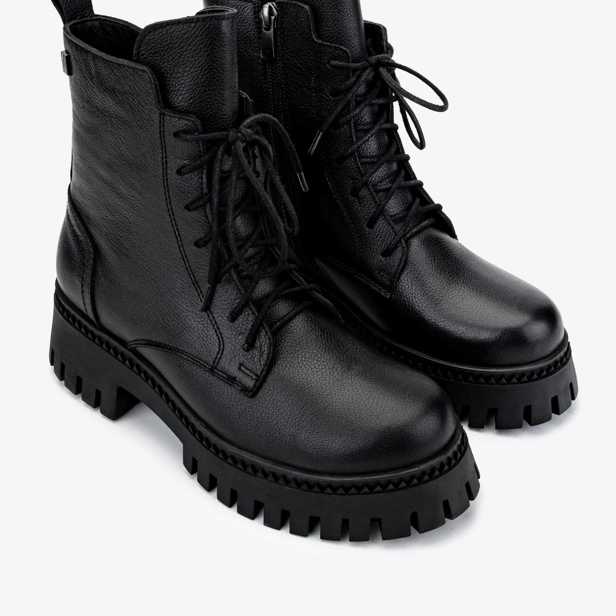 Valmenti Kadın Hakiki Deri Siyah Floter Casual Bot