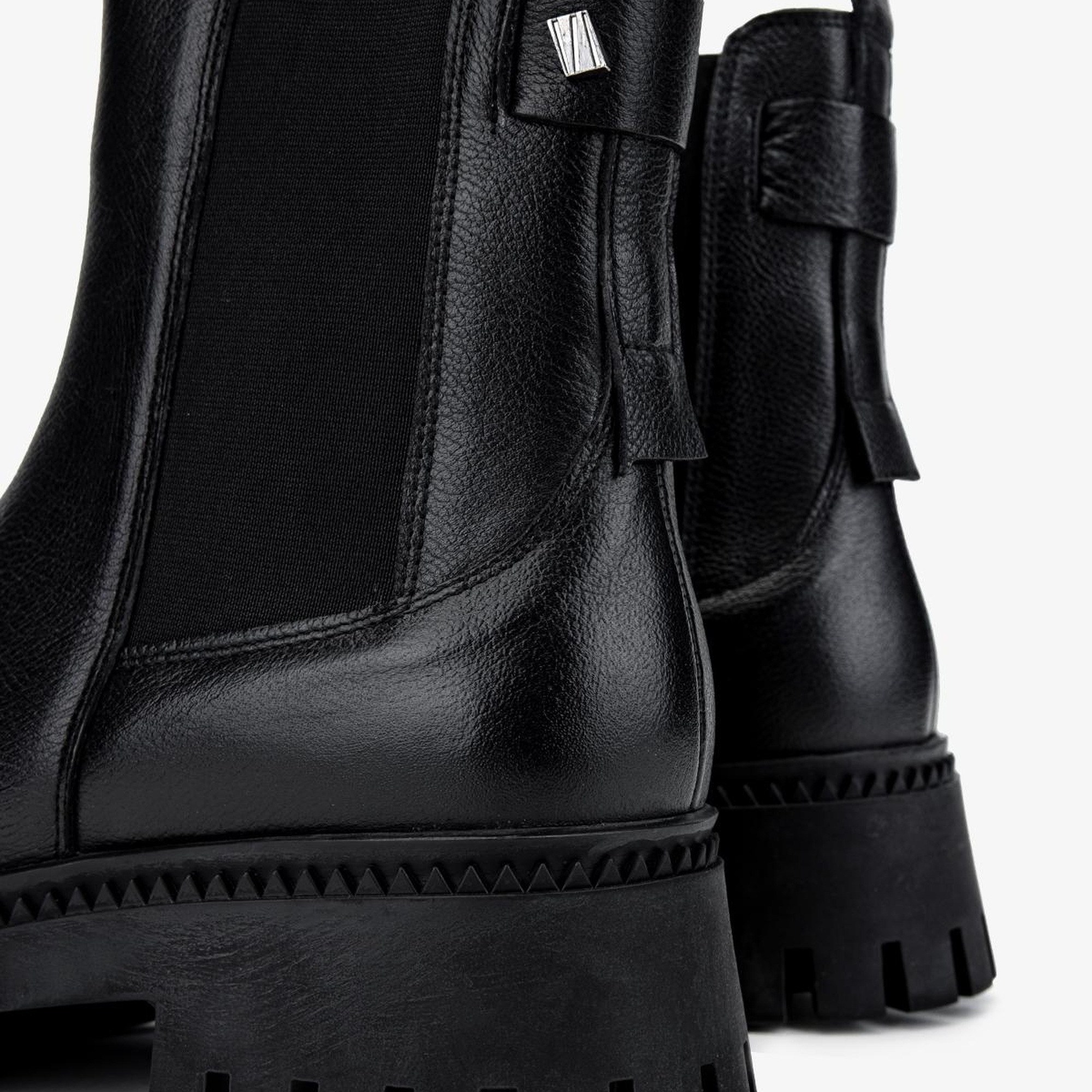 Valmenti Kadın Hakiki Deri Siyah Floter Casual Bot