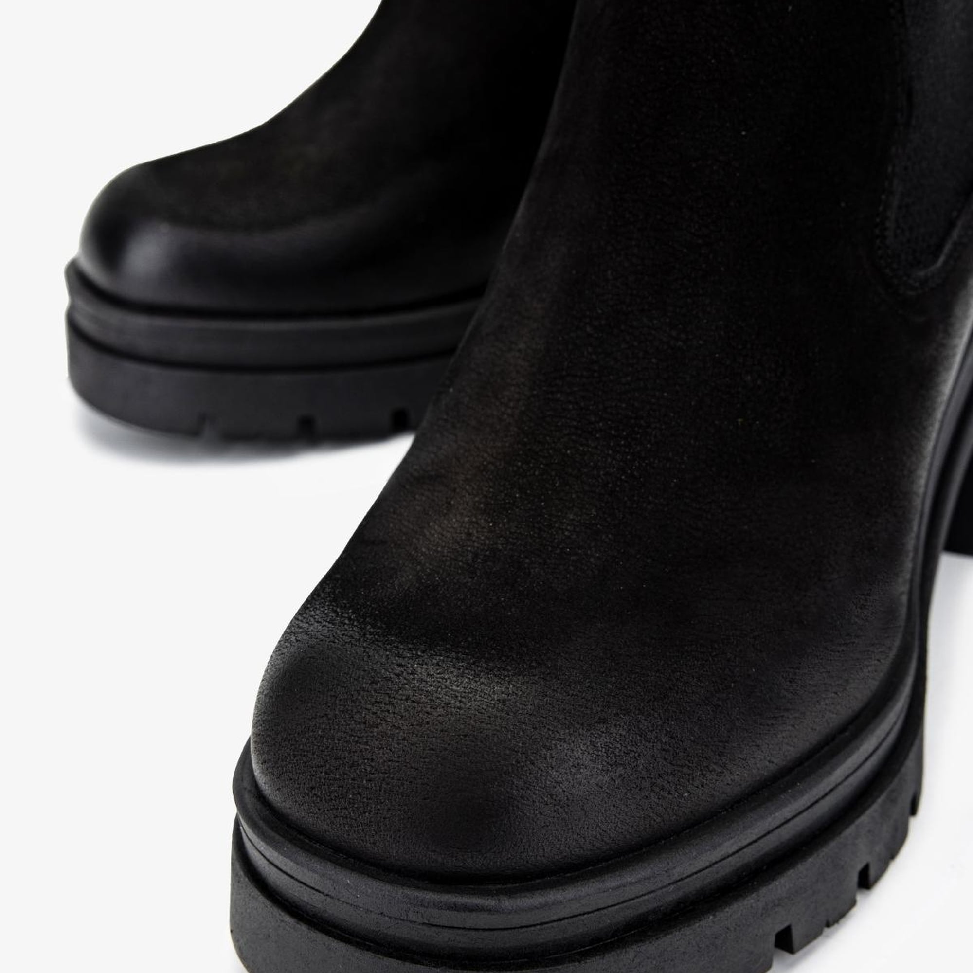 Valmenti Kadın Hakiki Deri Siyah Nubuk Casual Bot