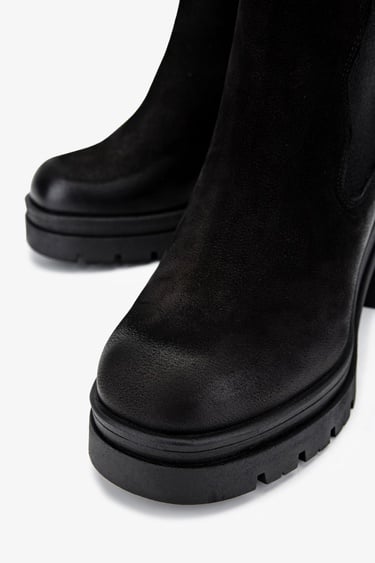  Valmenti Kadın Hakiki Deri Siyah Nubuk Casual Bot