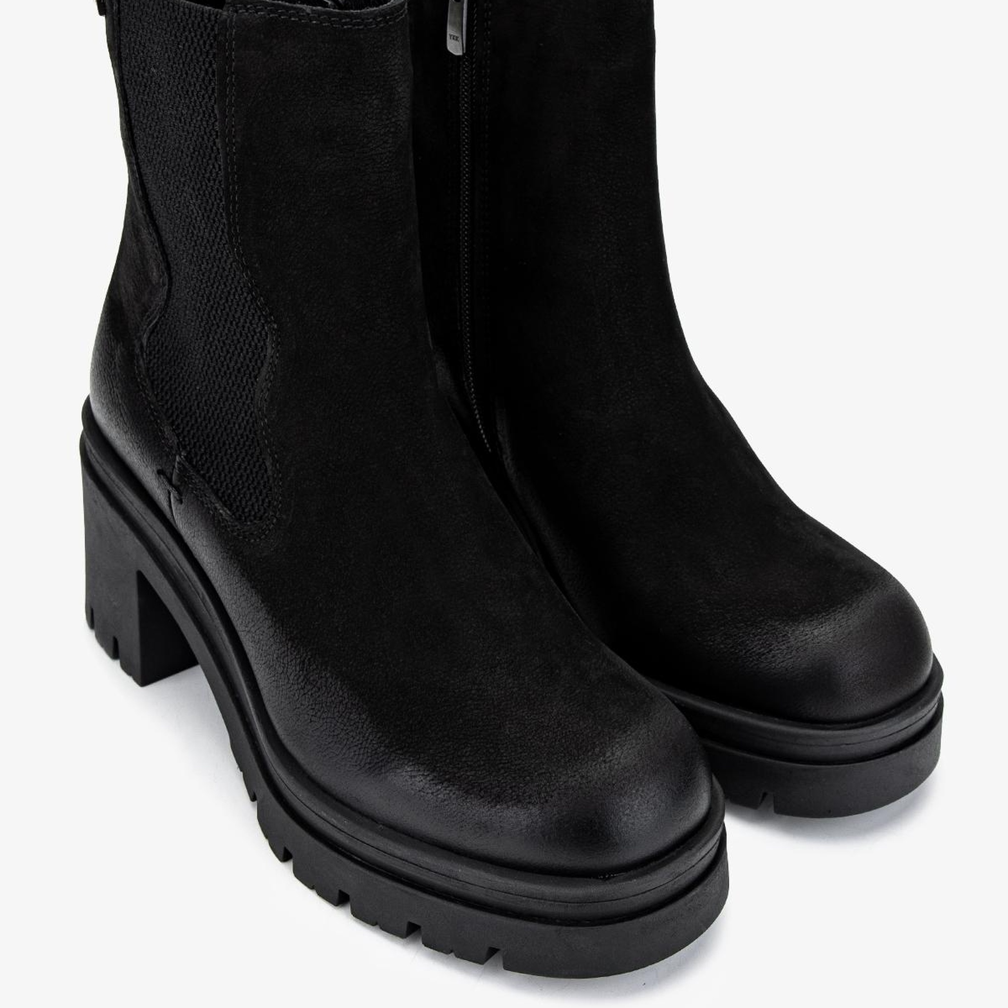 Valmenti Kadın Hakiki Deri Siyah Nubuk Casual Bot