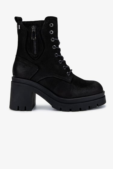  Valmenti Kadın Hakiki Deri Siyah Nubuk Casual Bot