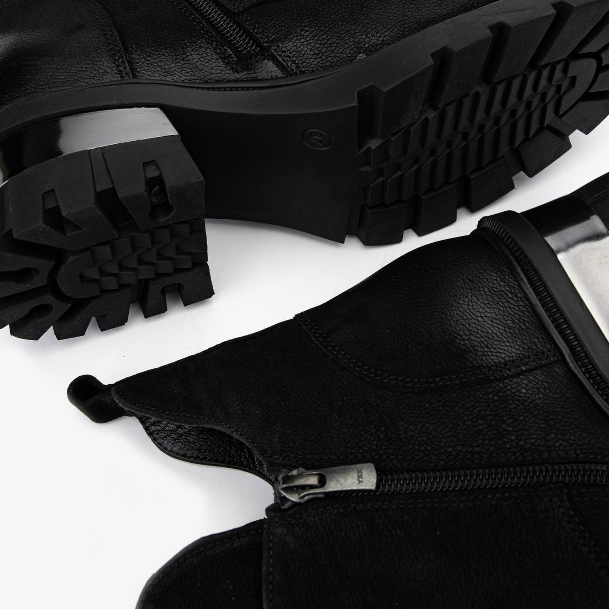 Valmenti Kadın Hakiki Deri Siyah Nubuk Casual Bot