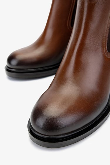  Valmenti Kadın Hakiki Deri Taba Deri Casual Bot