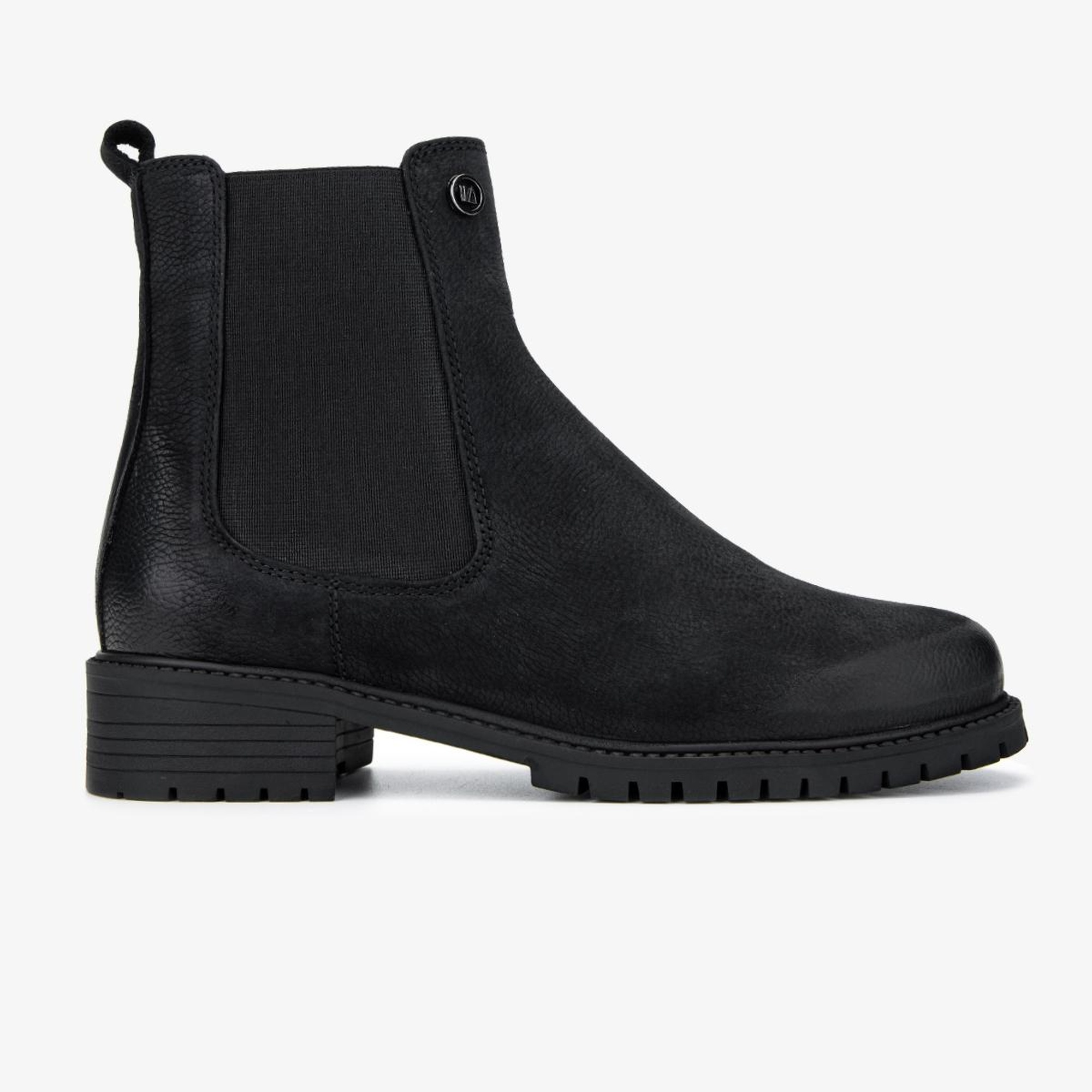 Valmenti Kadın Siyah Nubuk Düz Bot