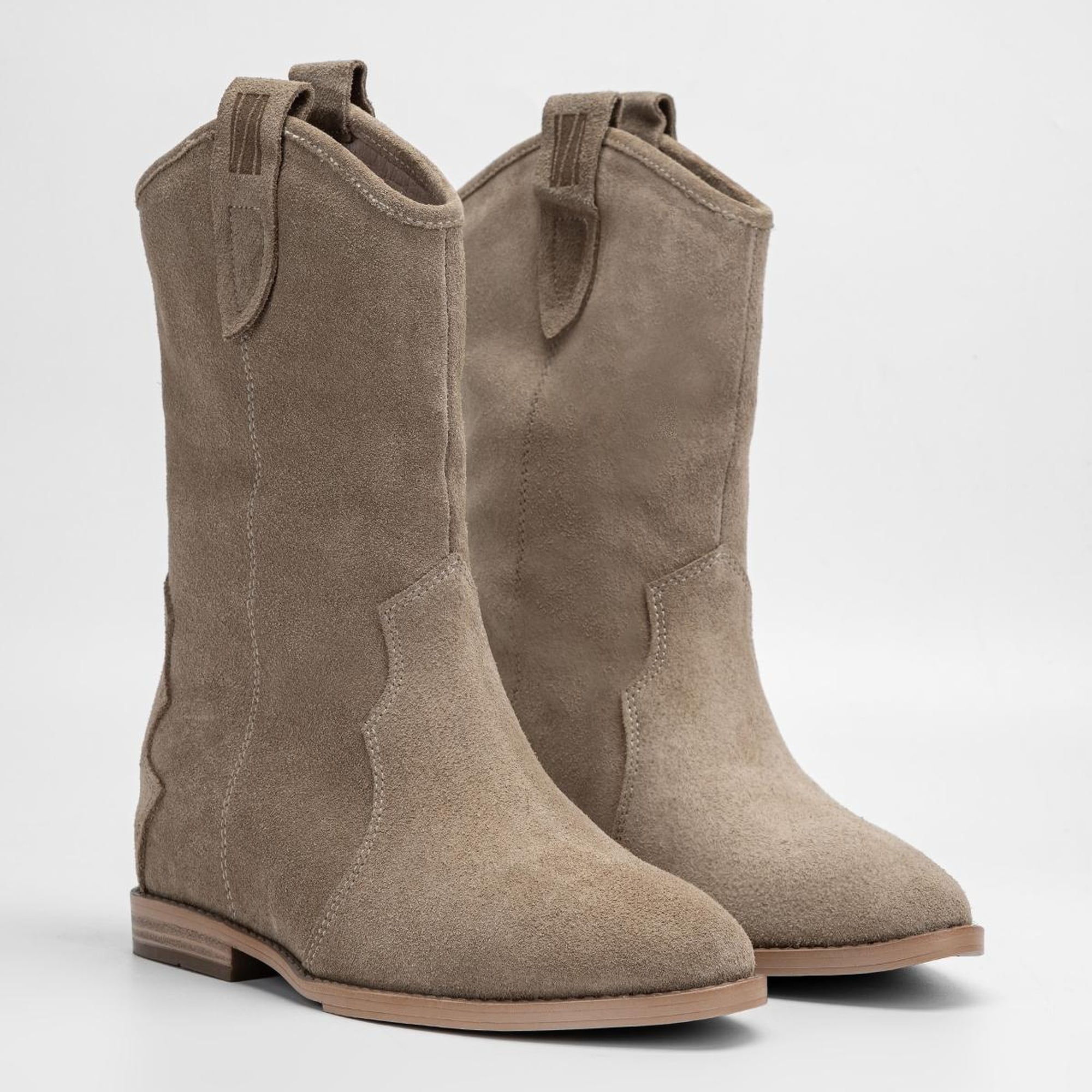 Valmenti Draco Kadın Yeşil Süet Hakiki Deri Casual Bot