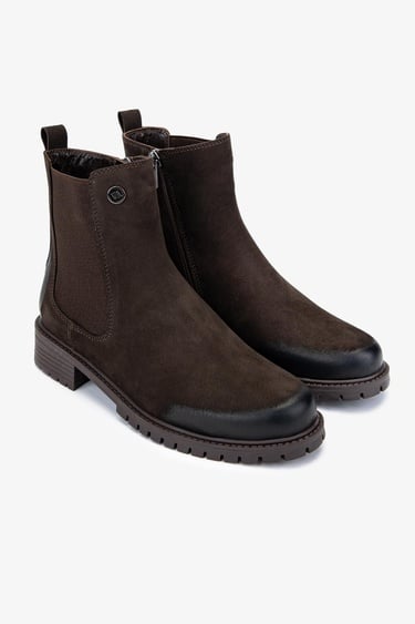  Valmenti Kadın Kahverengi Nubuk Düz Bot