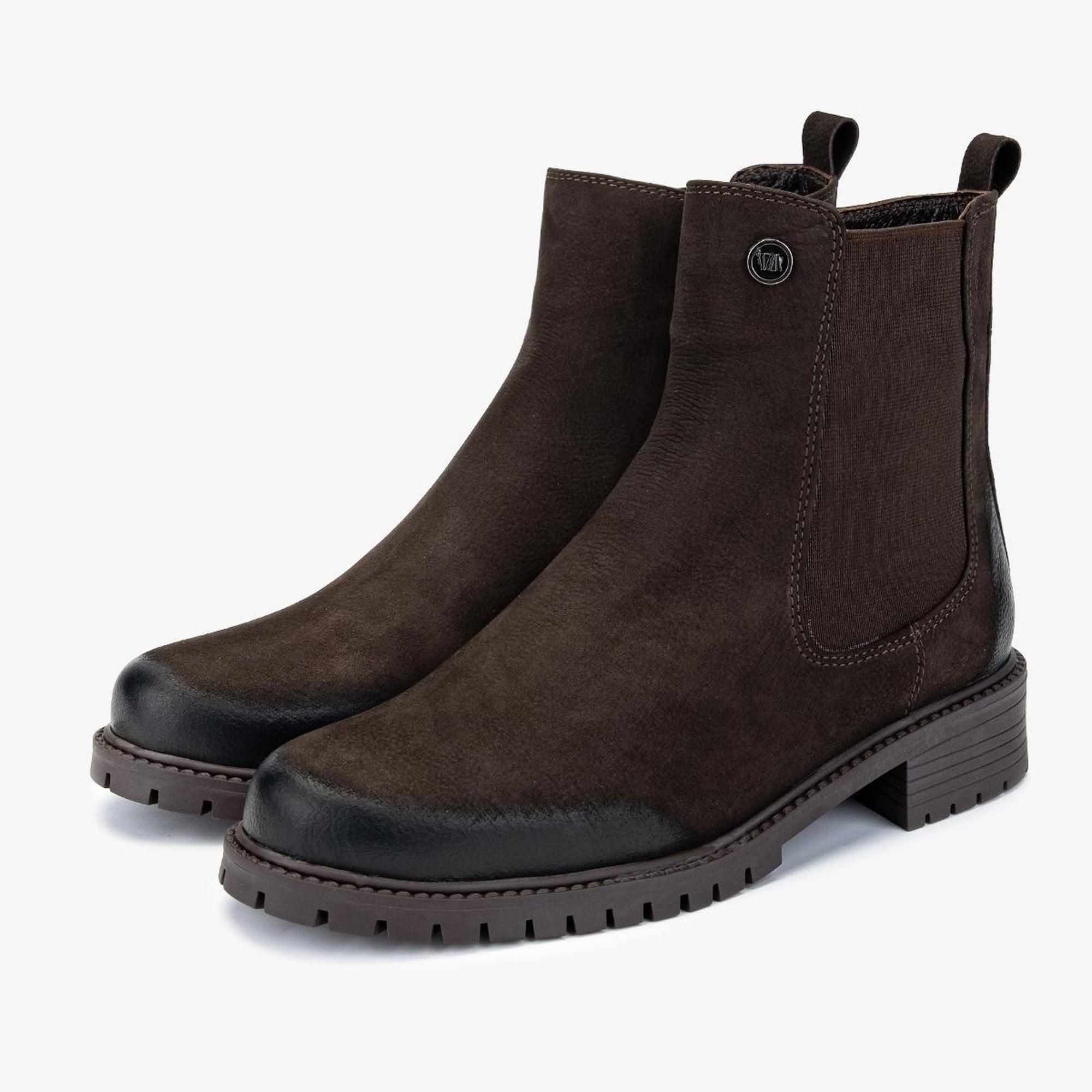 Valmenti Kadın Kahverengi Nubuk Düz Bot