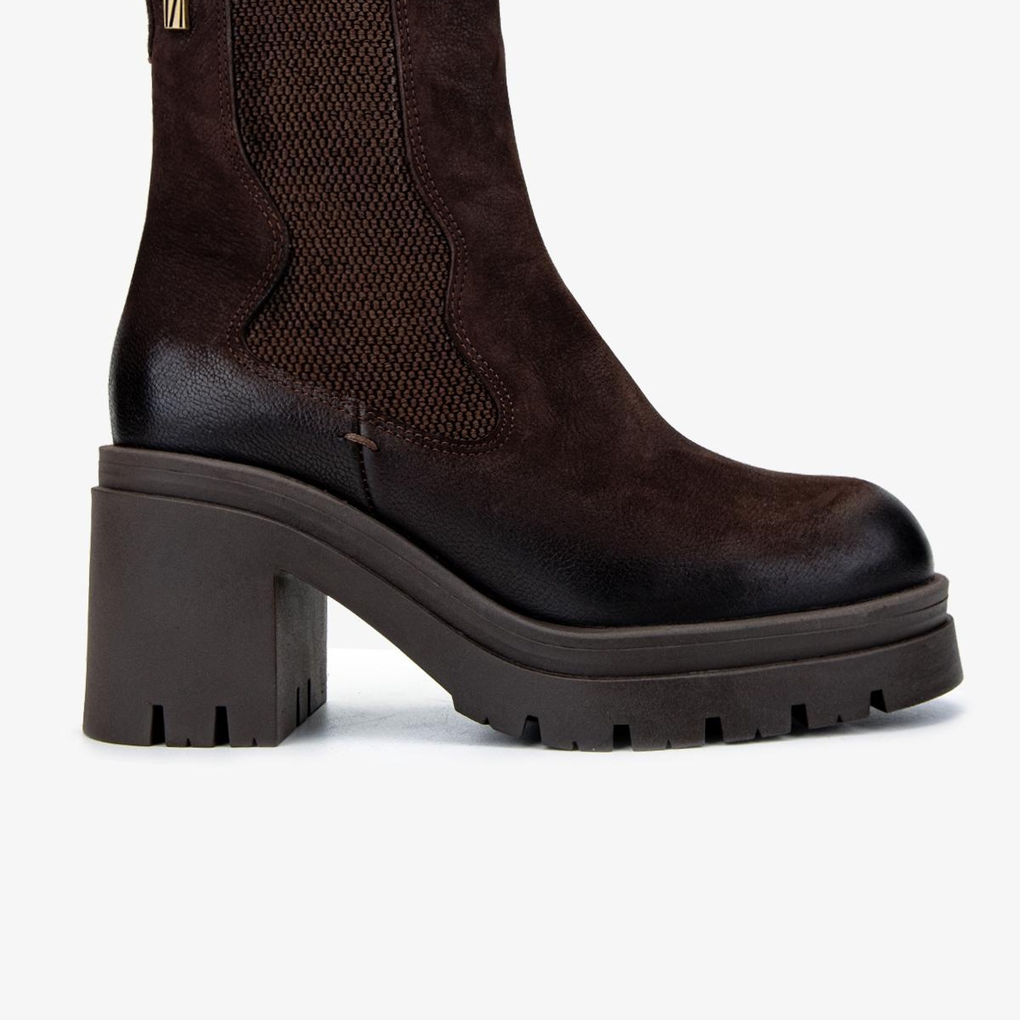 Valmenti Kadın Hakiki Deri Kahverengi Nubuk Casual Bot