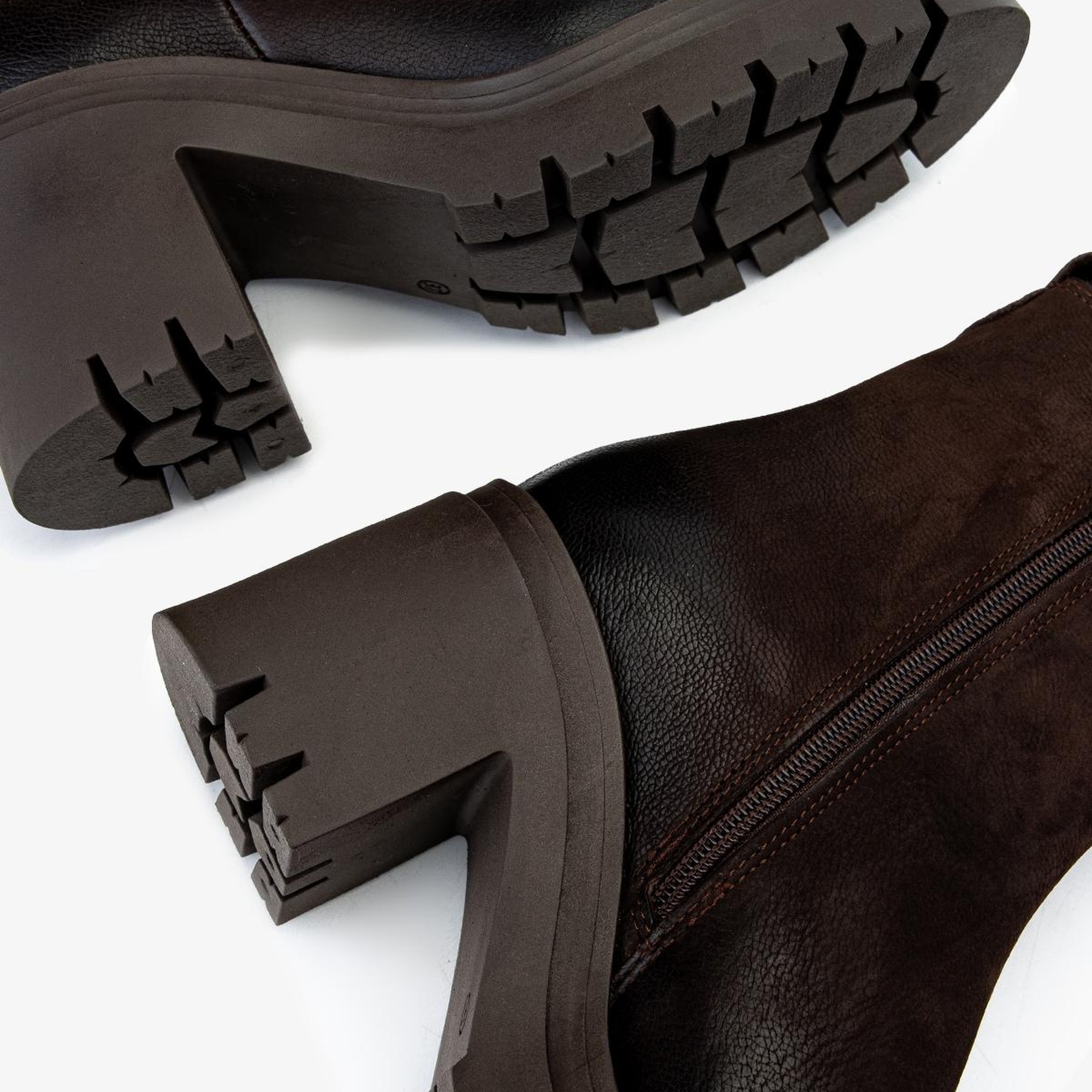 Valmenti Kadın Hakiki Deri Kahverengi Nubuk Casual Bot