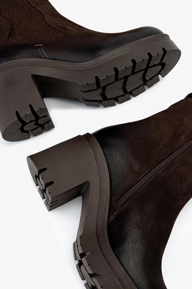  Valmenti Kadın Hakiki Deri Kahverengi Nubuk Casual Bot