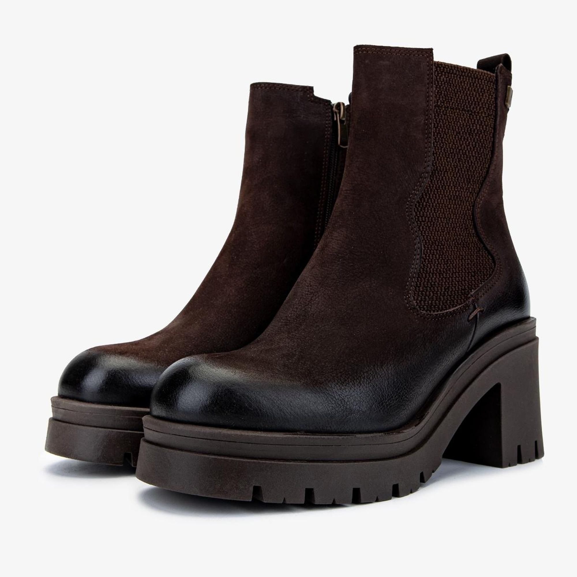 Valmenti Kadın Hakiki Deri Kahverengi Nubuk Casual Bot