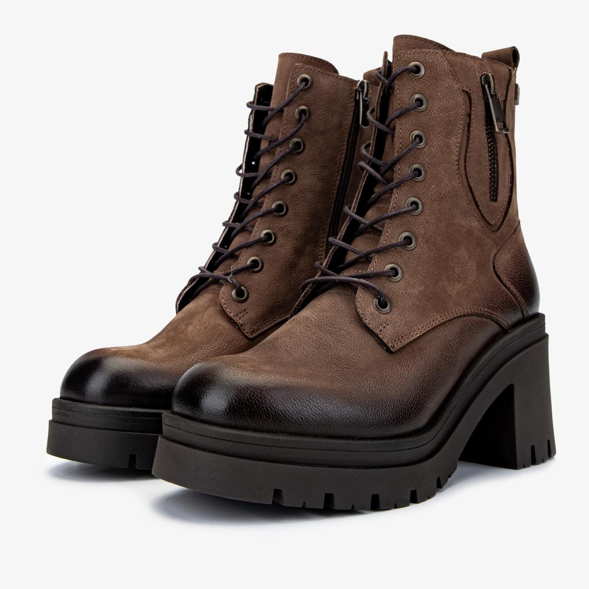 Valmenti Kadın Hakiki Deri Vizon Nubuk Casual Bot