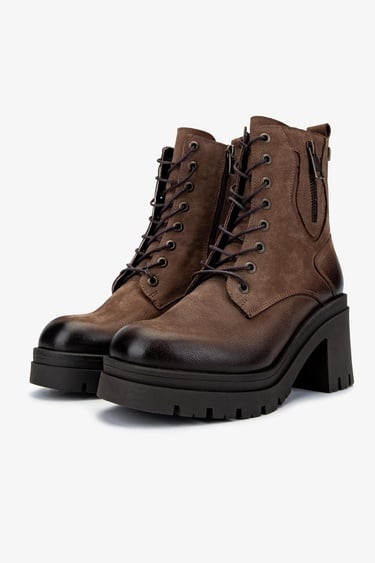  Valmenti Kadın Hakiki Deri Vizon Nubuk Casual Bot