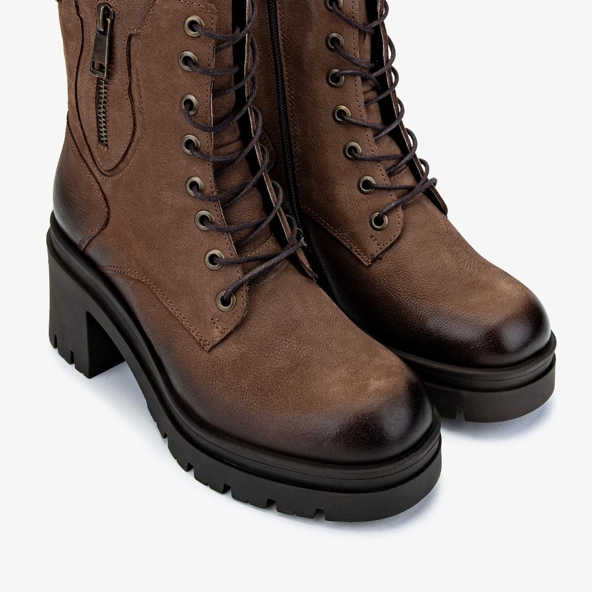 Valmenti Kadın Hakiki Deri Vizon Nubuk Casual Bot