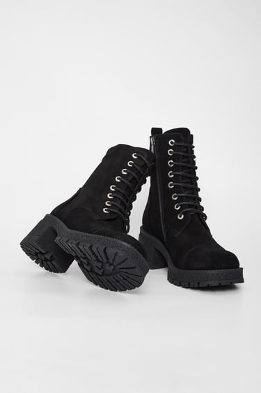  Valmenti Kadın Siyah Süet Hakiki Deri Casual Bot