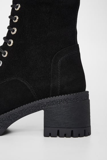  Valmenti Kadın Siyah Süet Hakiki Deri Casual Bot