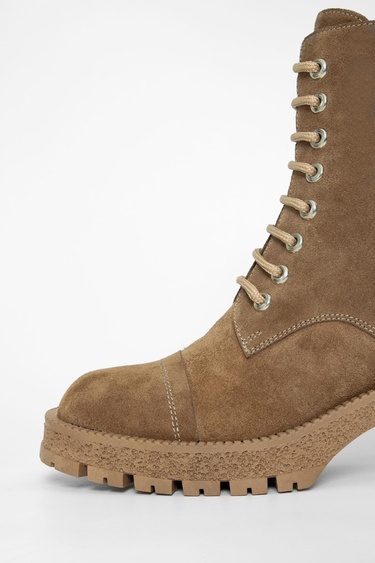  Valmenti Kadın Taba Süet Hakiki Deri Casual Bot