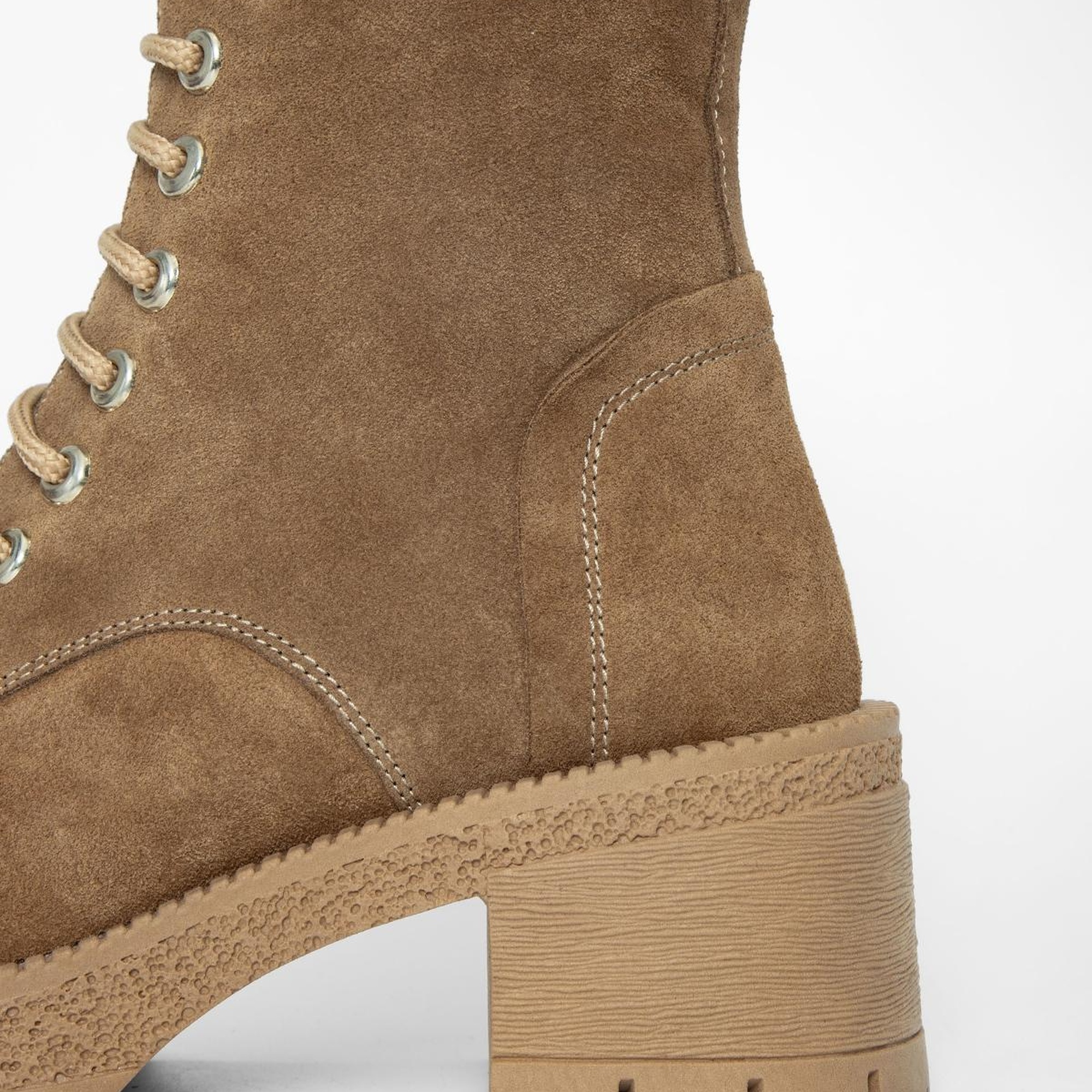 Valmenti Kadın Taba Süet Hakiki Deri Casual Bot