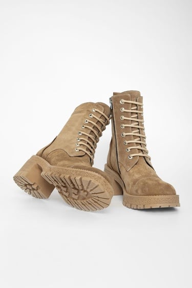  Valmenti Kadın Taba Süet Hakiki Deri Casual Bot