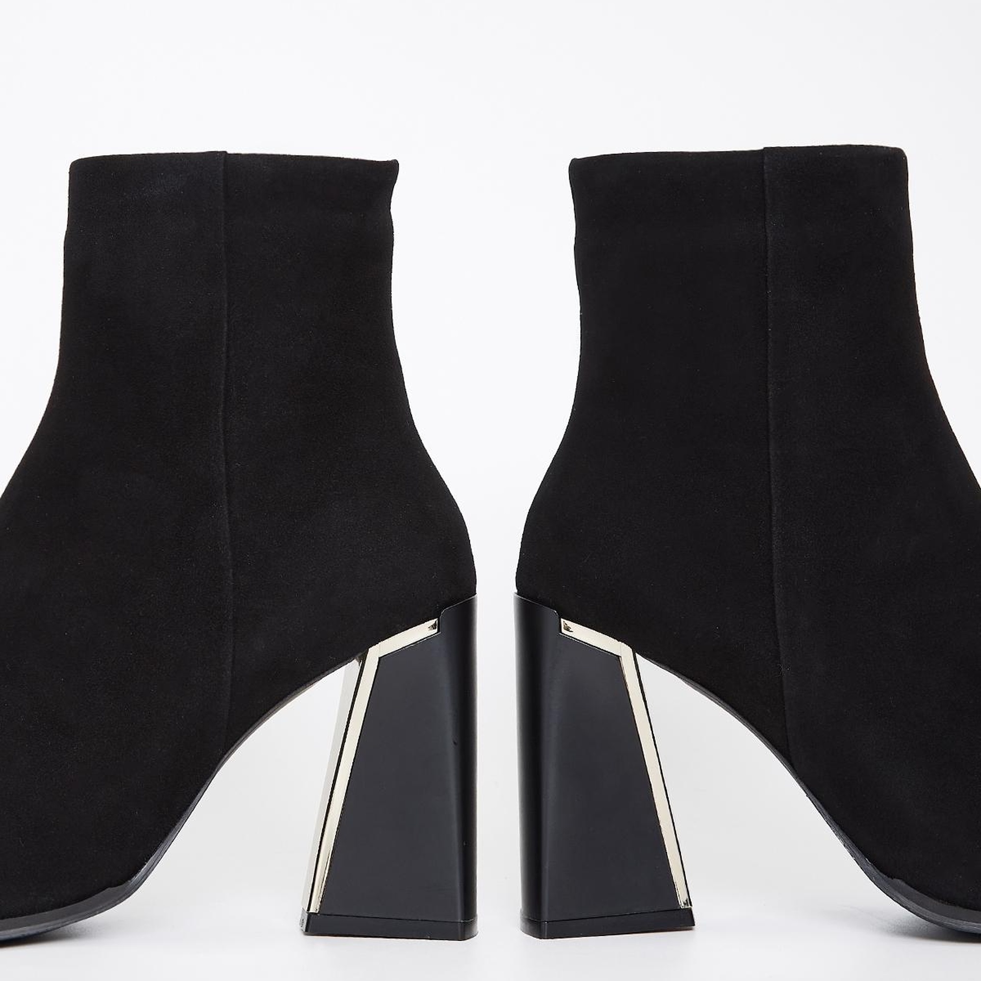 Valmenti Kadın Siyah Süet Hakiki Deri Casual Bot