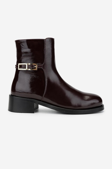  Valmenti Kadın Bordo Düz Bot